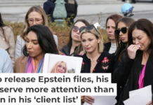 Passage of the Epstein Files Transparency Act, backed by many of Epstein’s alleged victims and family members, led the DOJ to begin releasing some of the Epstein files. AP Photo/J. Scott Applewhite